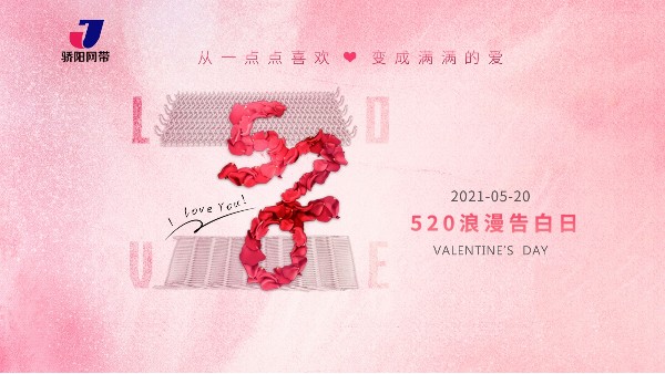 520，表白揚州驕陽網(wǎng)帶廠的客戶們